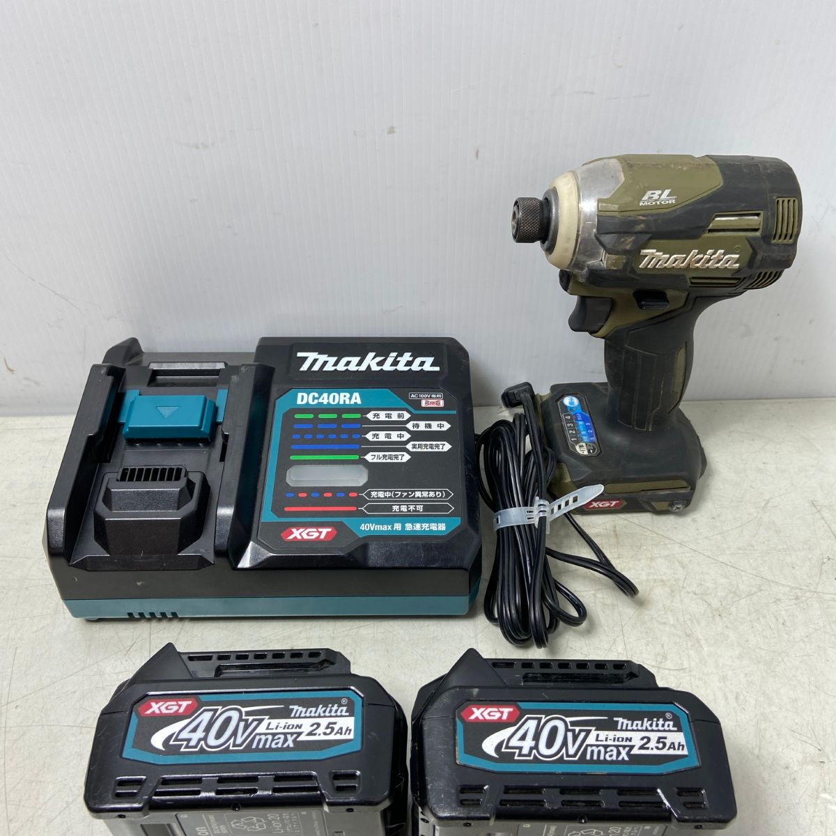 ΦΦMAKITA マキタ インパクトドライバ 40v TD001GRDX オリーブ