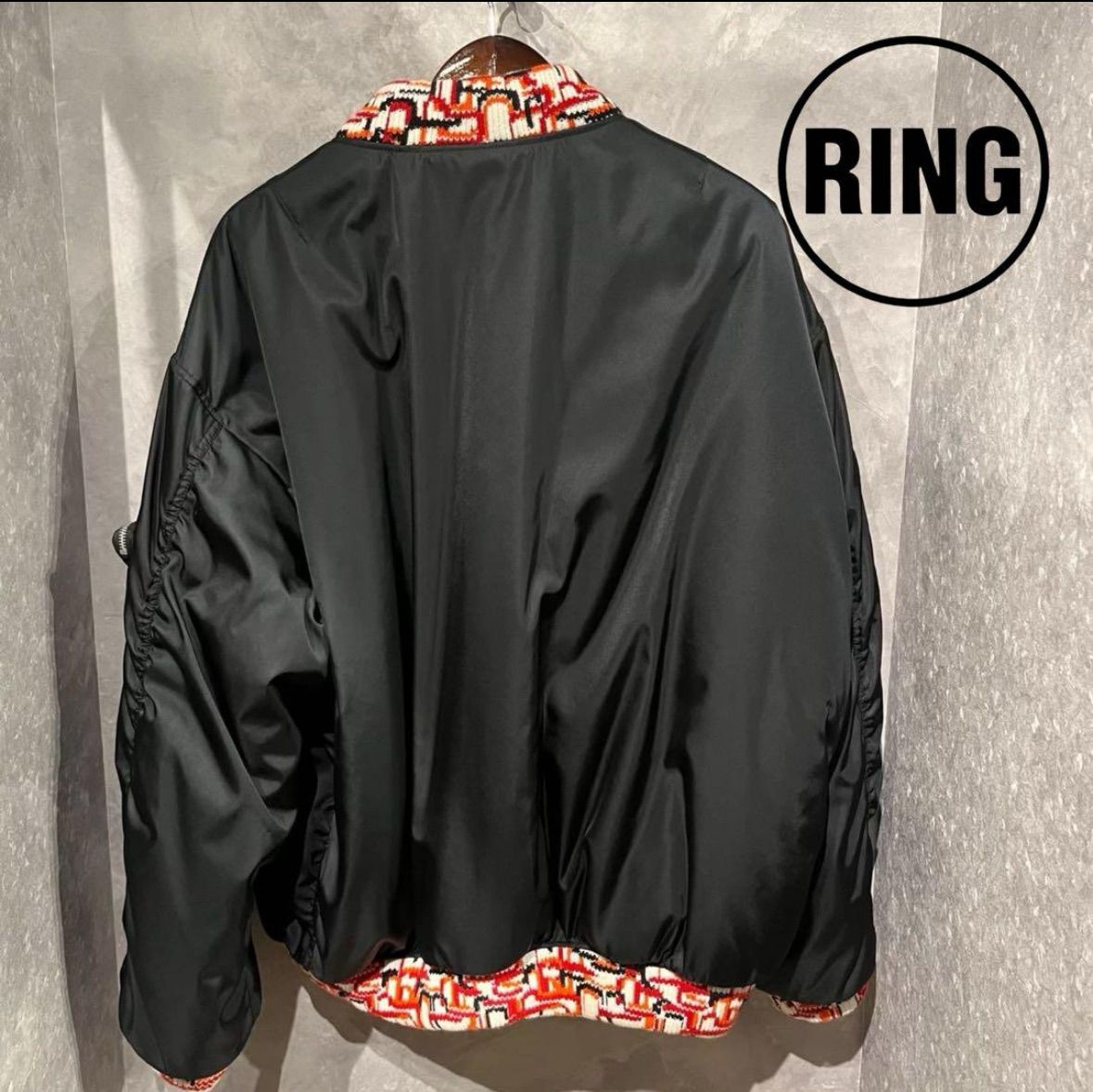 ジャケット・アウター PRADA 2012 nylon-knit combination jacket ジャケット・アウター PRADA 2012 nylon-knit combination