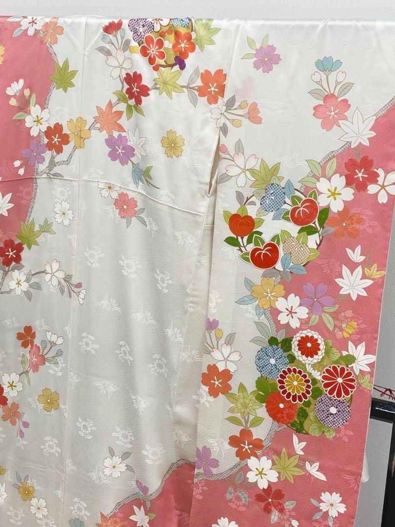 振袖 久保耕 久美すがた 金駒 金彩 ふり布付き 身丈168cm 撥水加工済