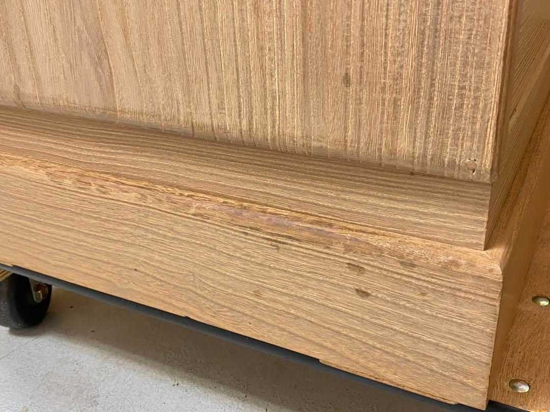 Y【昭和レトロ】アンティーク！サイズ感も絶妙！カリモク 茶箪笥 食器