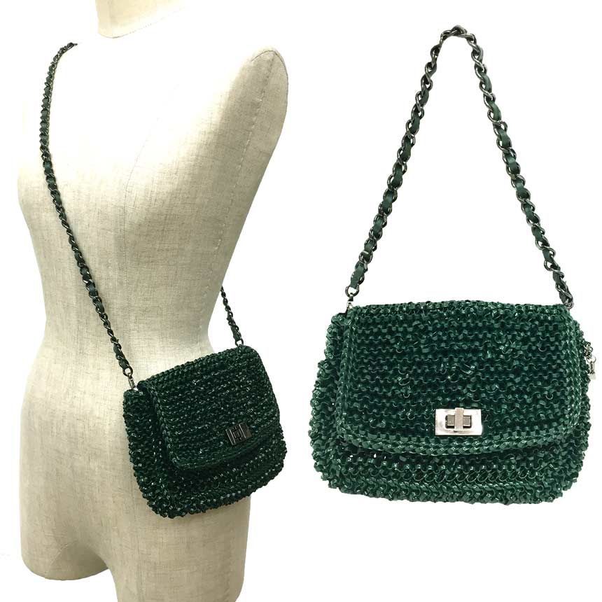 ANTEPRIMA　ワイヤーバッグ　美品 ANTEPRIMA - （美品）ANTEPRIMA ワイヤーバッグ フラップ
