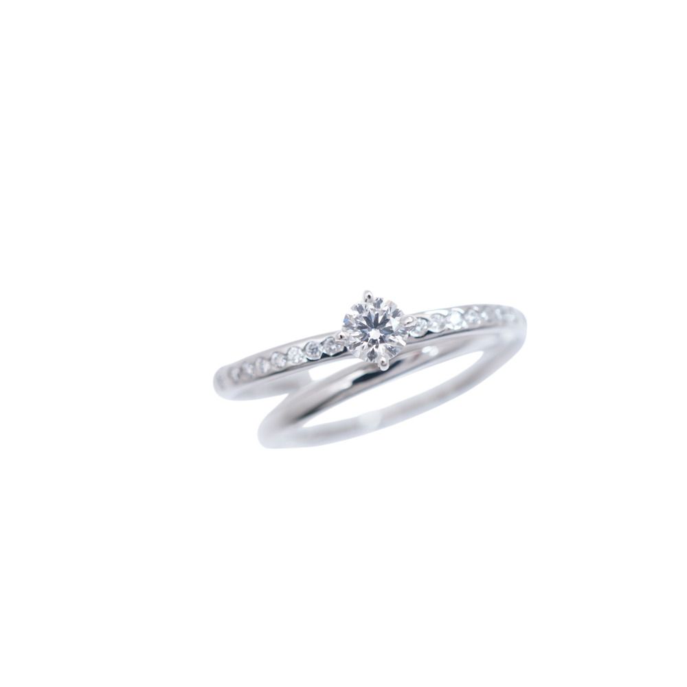 エルメス ヴェルティージュ クール ダイヤ 0.30ct K18WG #50