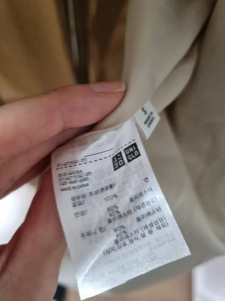 ユニクロ トレンチ