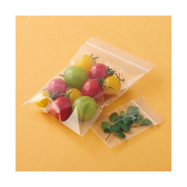 まとめ セイニチ ユニパック チャック付 ポリエチレン ヨコ100×タテ140×厚み0.08mm E-8 1パック 100枚 ×10セット