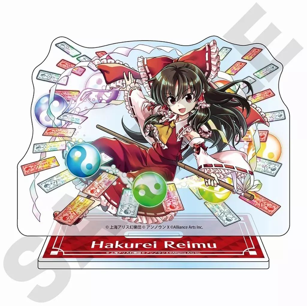 東方ダンマクカグラ 非売品 博麗霊夢 アクリルスタンド 中古】アクリルスタンド・アクリルパネル 博麗霊夢 アクリル