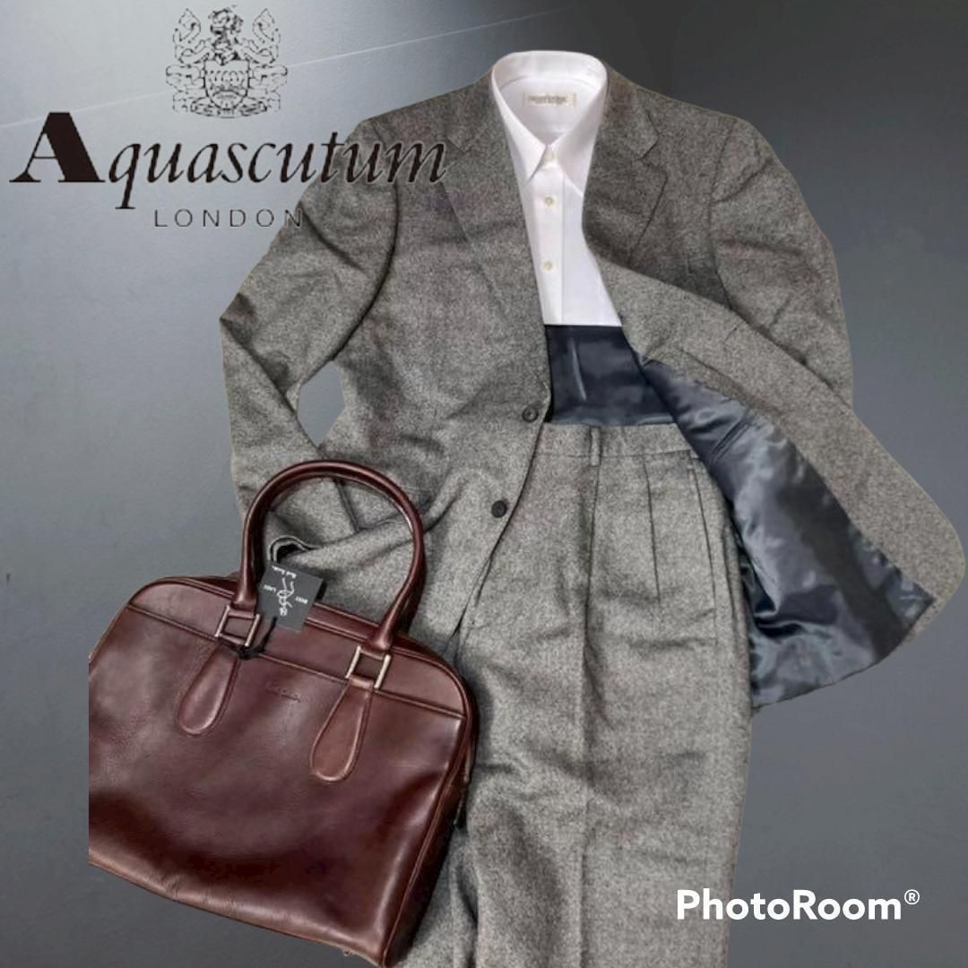 最前線の USA製◇アクアスキュータムAquascutum◇スーツ スーツ - www