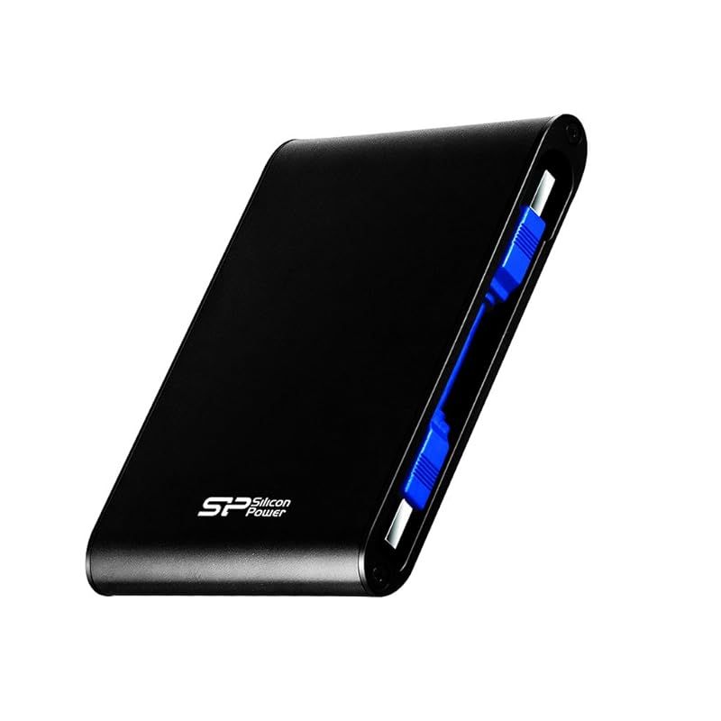 シリコンパワー ポータブルHDD 1TB 2.5インチ USB3.0/2.0対応 耐衝撃 防水 Armor A80 SP010TBPHDA80S3B
