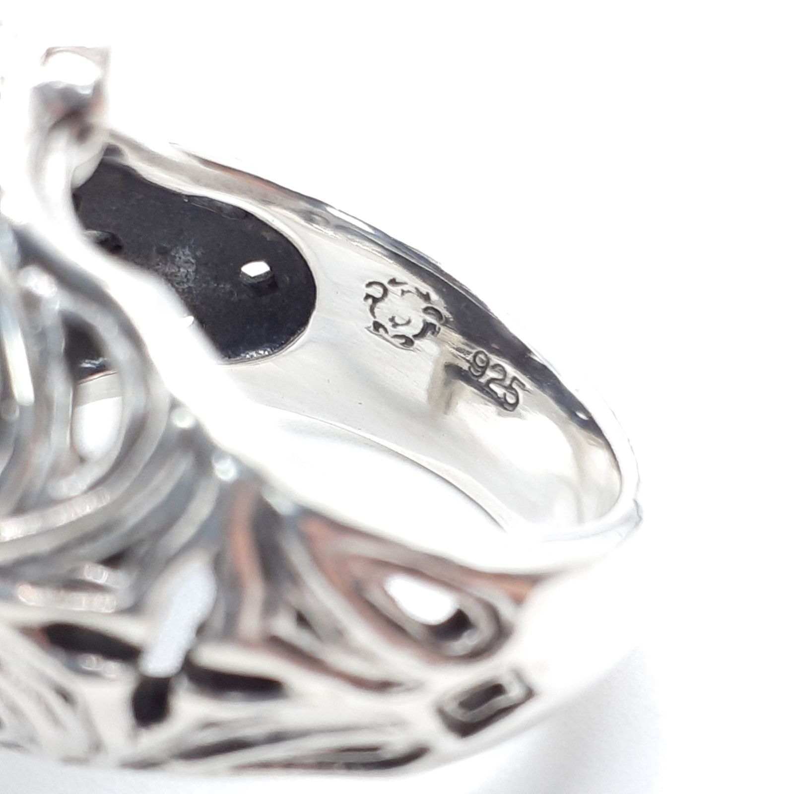 Bizarre ビザール リング SILVER 925 シルバー カットヘマタイト 