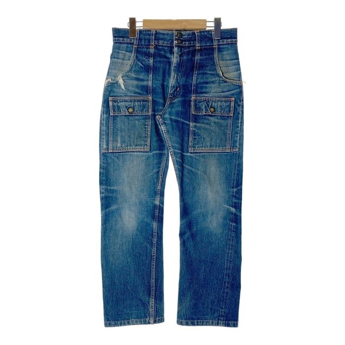 DOUBLEWORKS ダブルワークス ブッシュパンツ 赤耳 セルビッチ インディゴ sizeW31