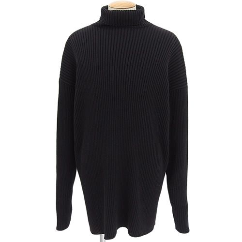 BALENCIAGA(バレンシアガ) バックロゴ タートルネックニット