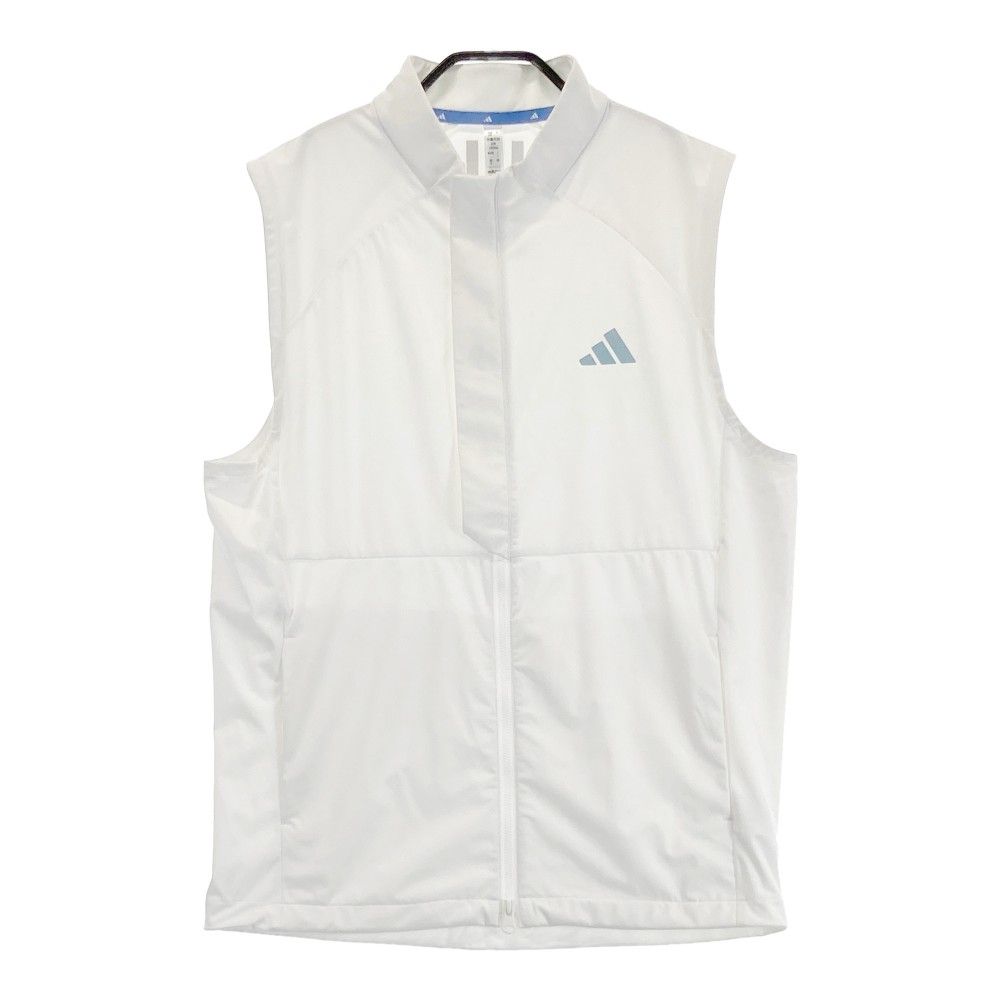 サイズ：L ADIDAS GOLF アディダスゴルフ 2023年モデル ジップベスト  ホワイト系 [240101209206] ゴルフウェア メンズ ストスト