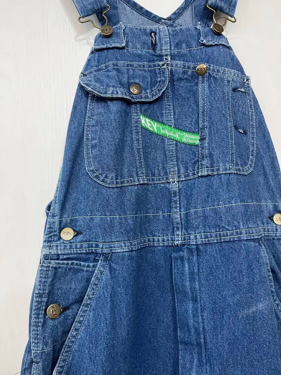  90 s KEY デニム オーバーオール オーバーオール つなぎ パンツ