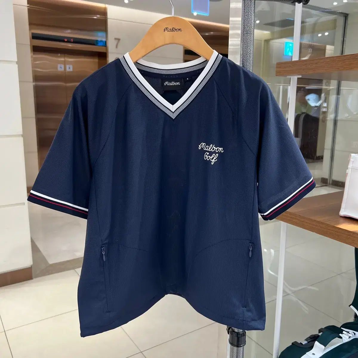 malbon golf マルボンゴルフ　レディース　トップスS 限定ギフト付き✨マルボンゴルフ レディース セット ホワイト M
