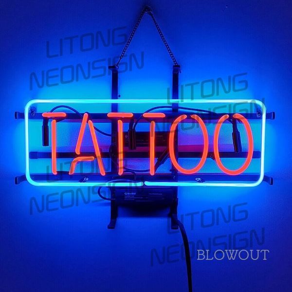TATTOO ネオン サイン 看板 アメリカンタトゥー 雑貨 ホット