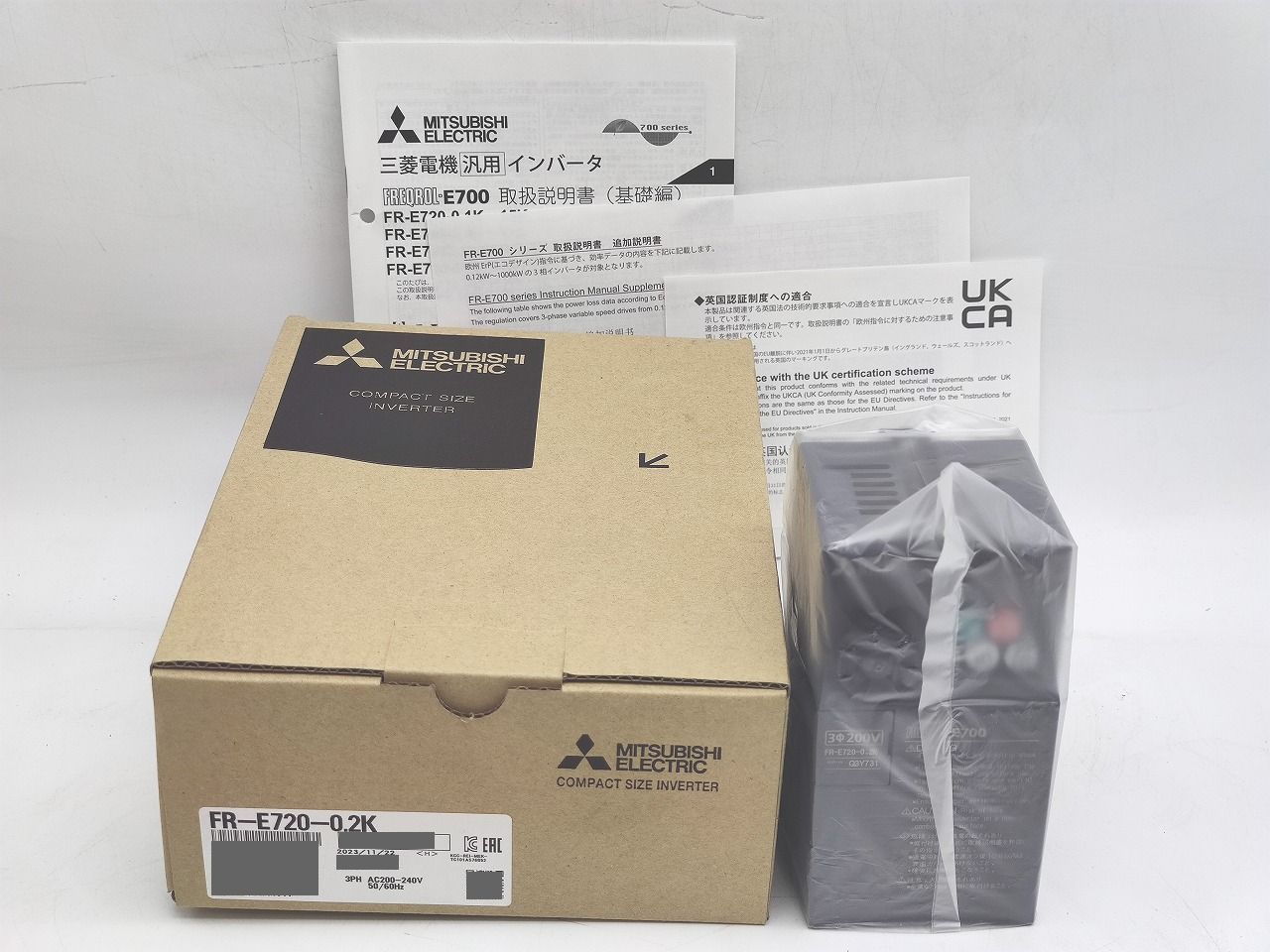 インボイス対応 2025年製 三菱 MITSUBISHI FR-E720-0.2K その5
