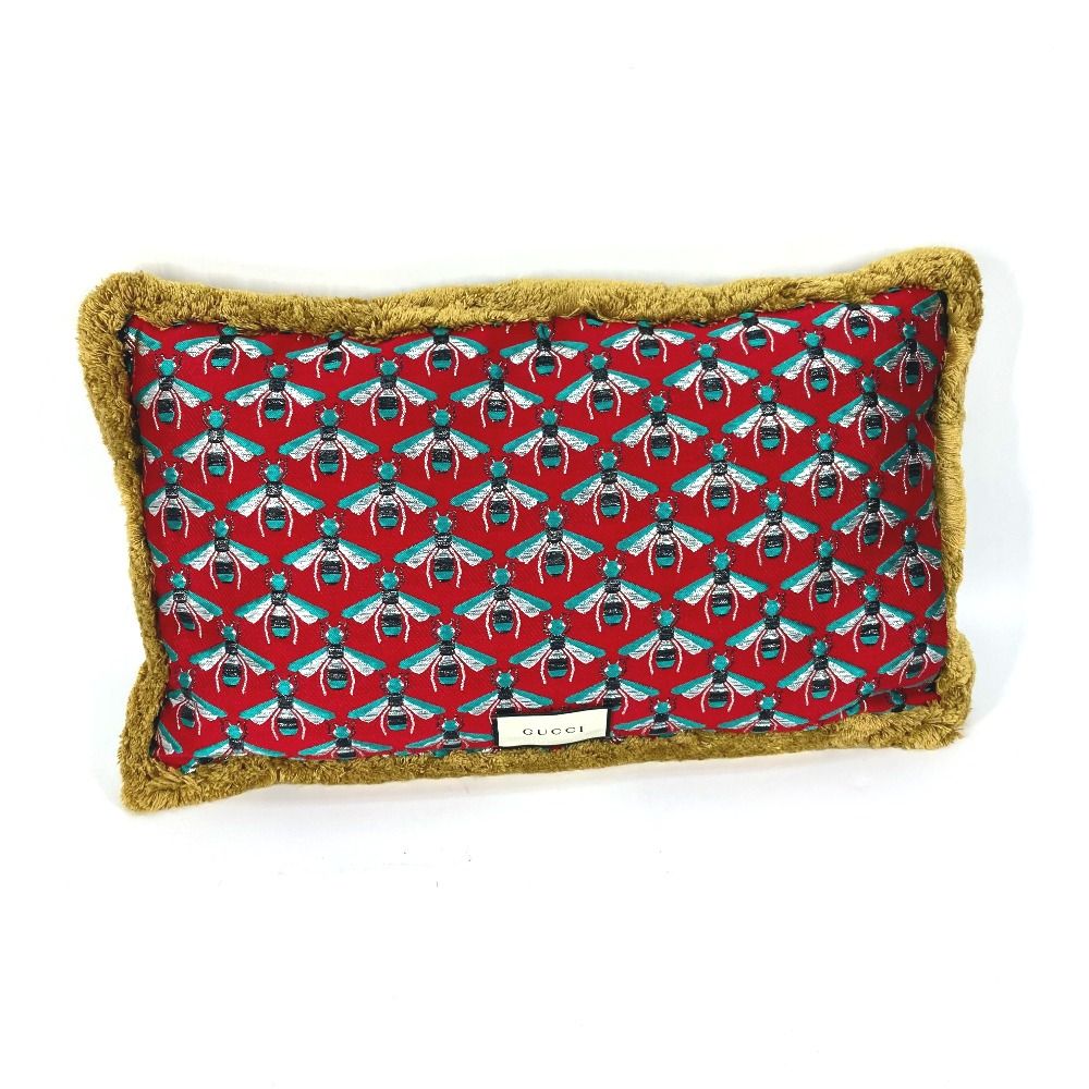 GUCCI グッチ クッション タイガー 虎 アニマル 横型 刺繍