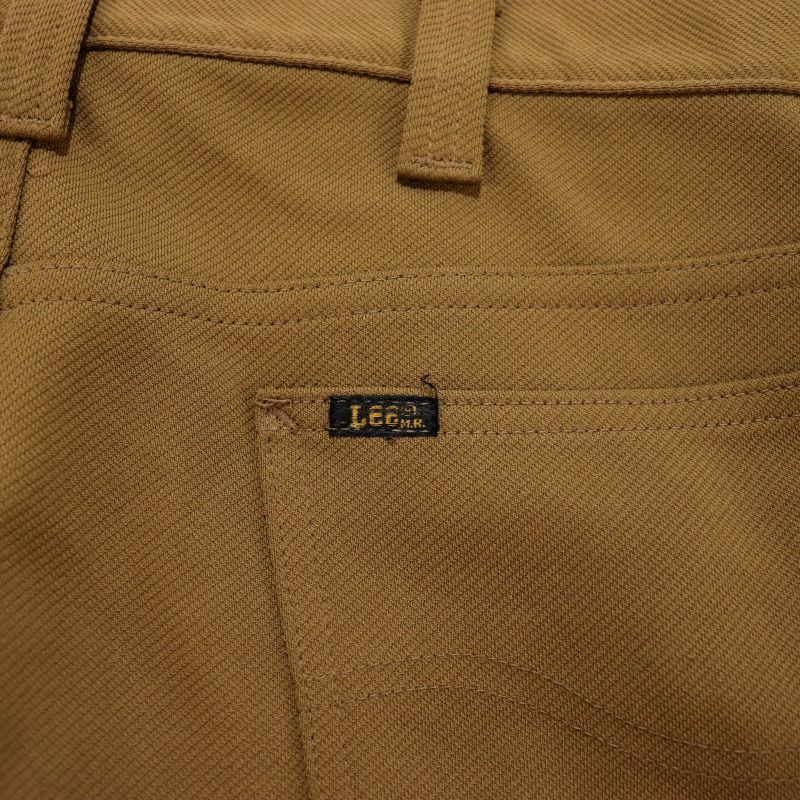 70’s Lee ポリエステルパンツ　フレアパンツ 70s vintage Lee ポリエステル フレアパンツ メンズ Mサイズ相当