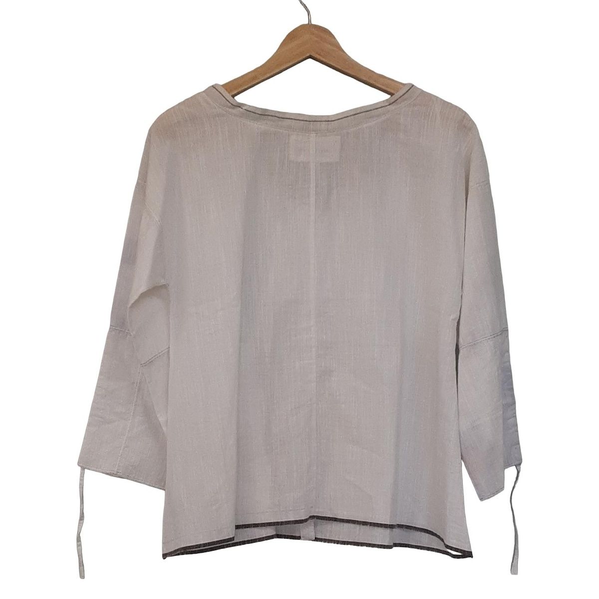 Khadi and Co BESS NIELSEN 長袖シャツ ホワイト M| ヤマダウェブコム