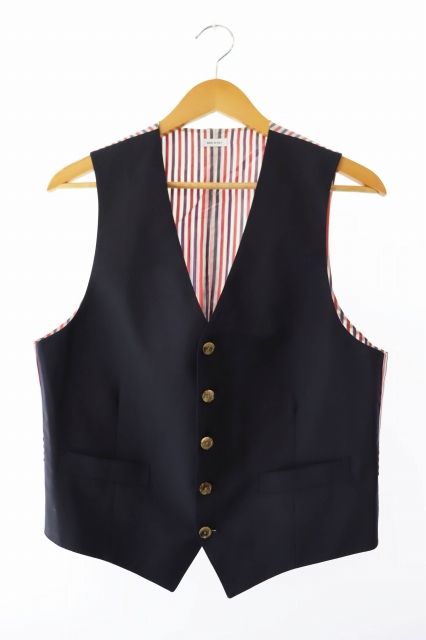 トムブラウン THOM BROWNE トリコロール ベスト ジレ MTM3011 7