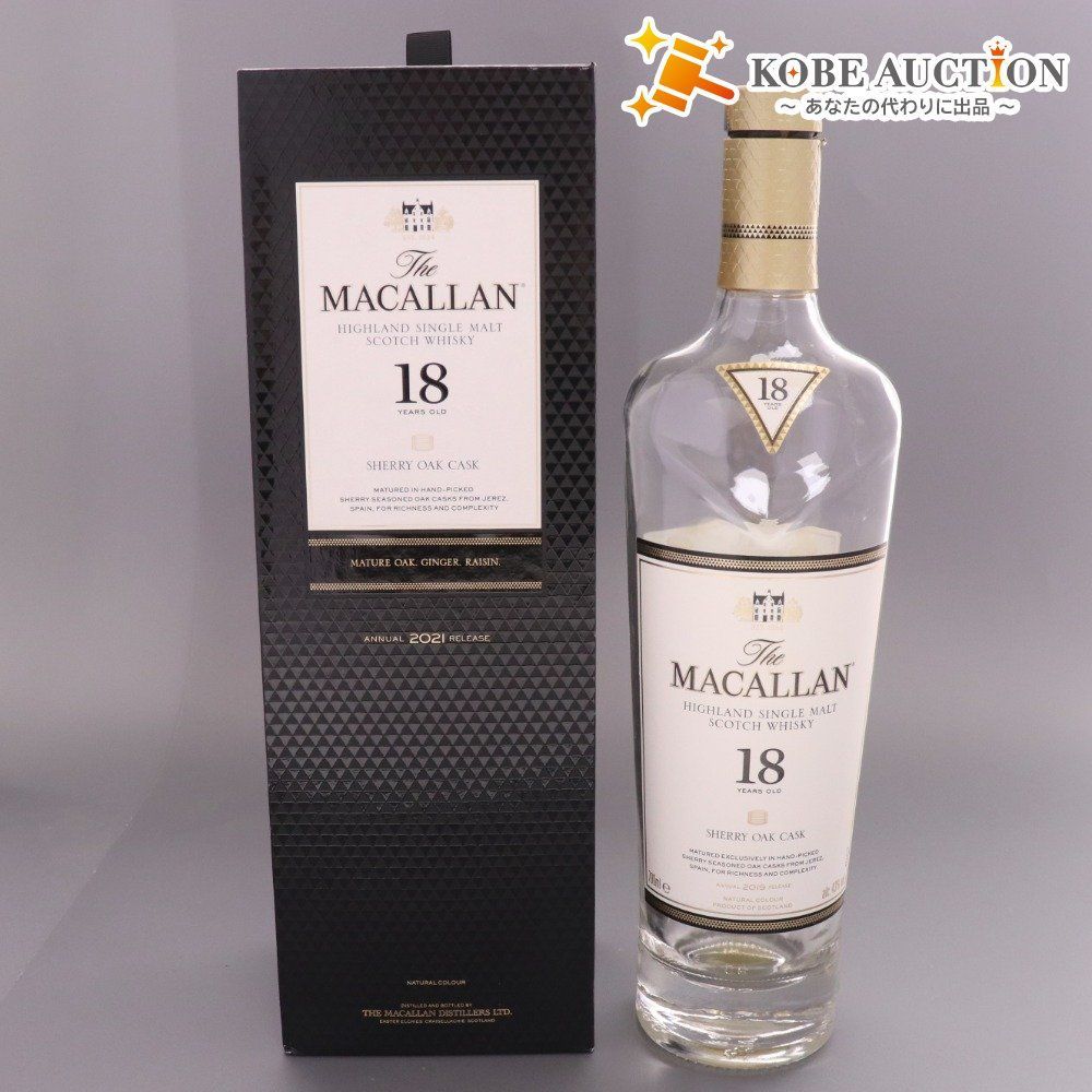 マッカラン18年 空ビン　箱つき(１1本) 2025年最新】マッカラン 空瓶 18年の人気アイテム - メルカリ