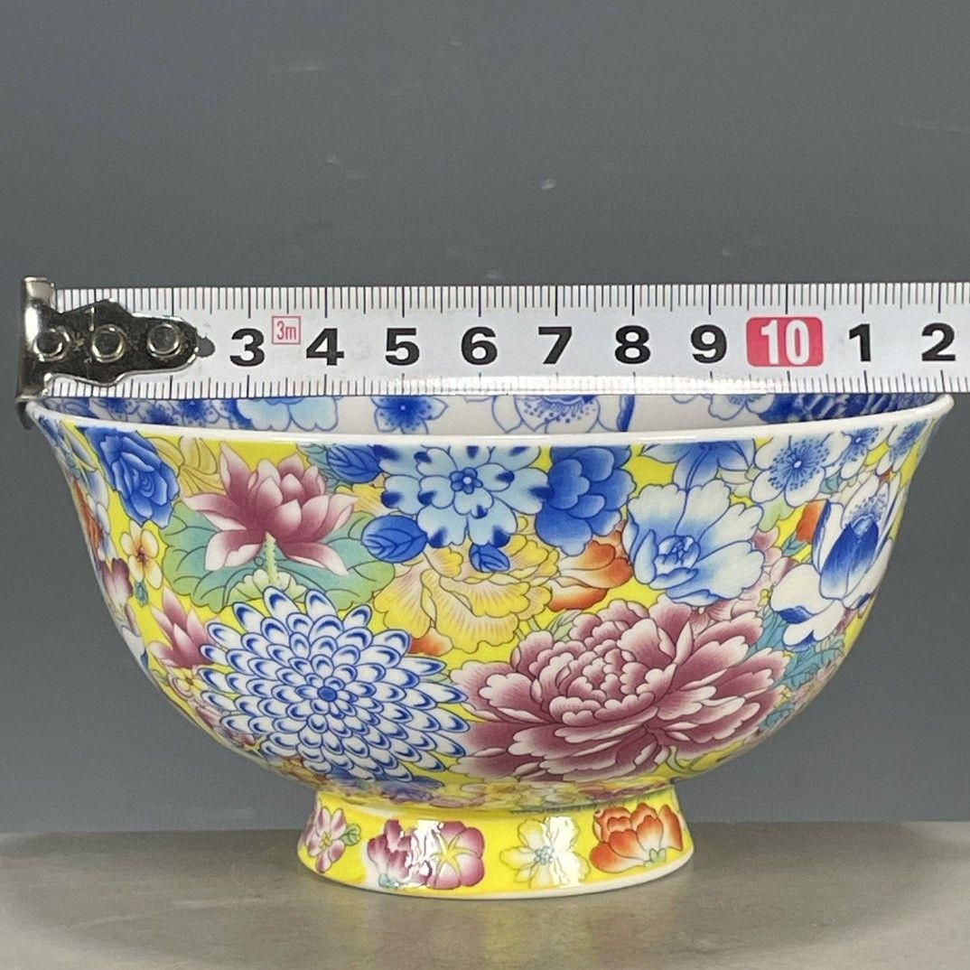 清乾隆琺瑯彩万花龍紋茶壺 茶道具 景徳鎮 陶磁器 装飾品