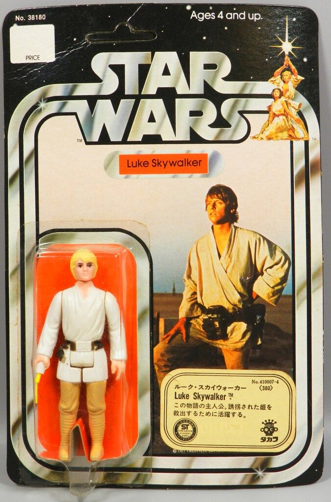 タカラ ACTION FIGURES LUKE SKYWALKER 12バック 3.5インチ