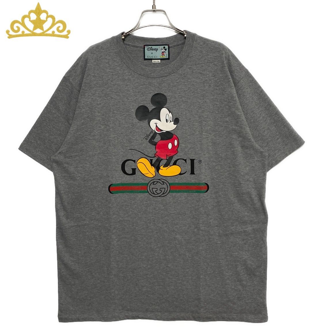 GUCCI × ディズニー 20SS ミッキーマウス ロゴ Tシャツ メンズ L 