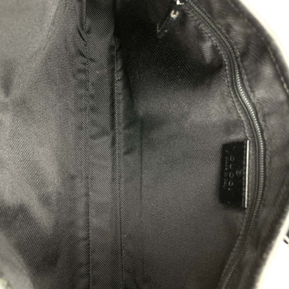 GUCCI(グッチ) ショルダーバッグ GG柄/ジャッキー 00963 黒 レザー GUCCI（グッチ） ジャッキー 00963 ショルダーバッグ GGキャンバスx