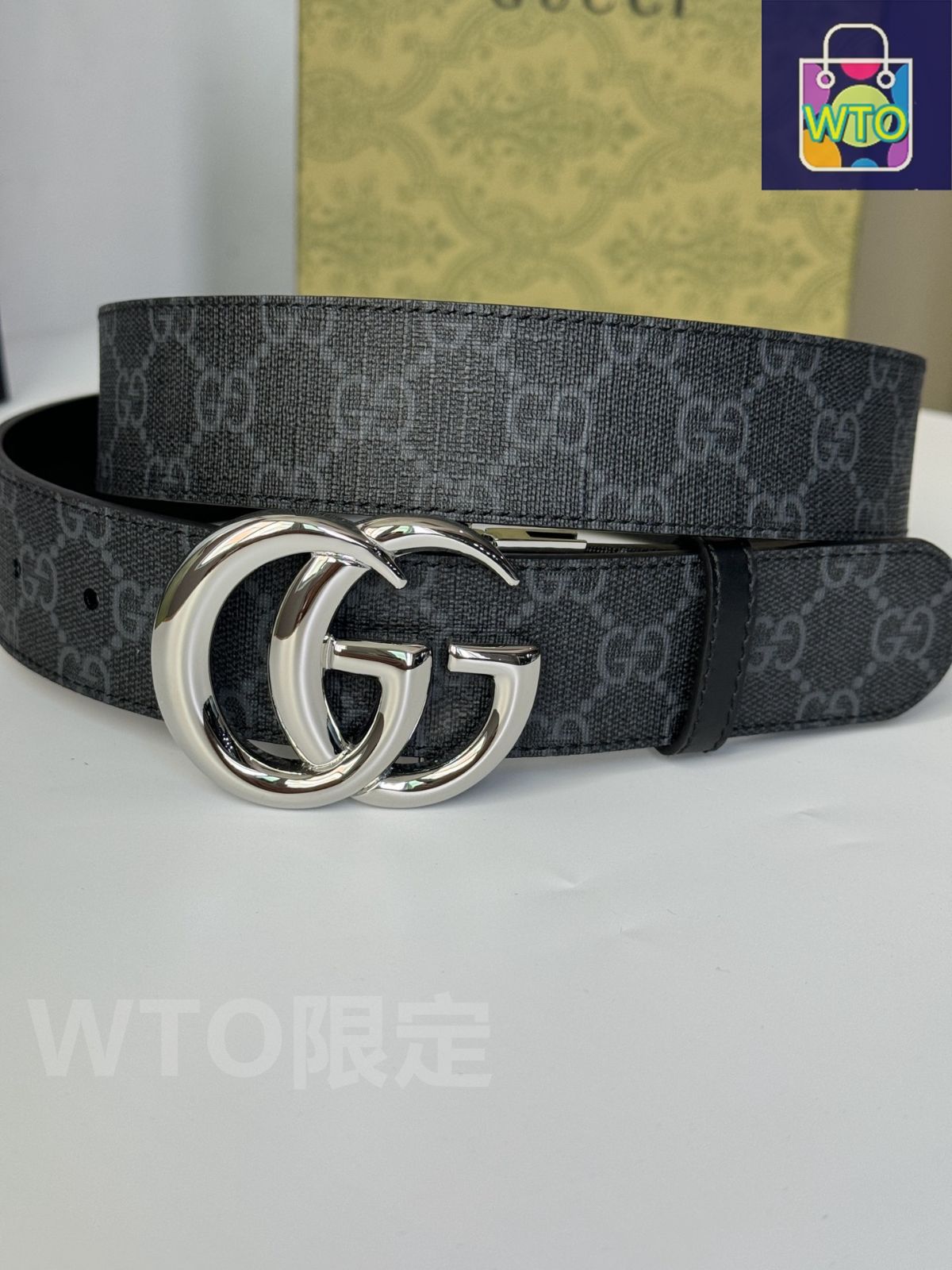 今日特価】Gucci グッチ ダブル G レトロ回転バックル ベルト