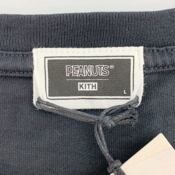 KITH PEANUTS Skateboard Fast Logo Tee スヌーピー スケートボード T 