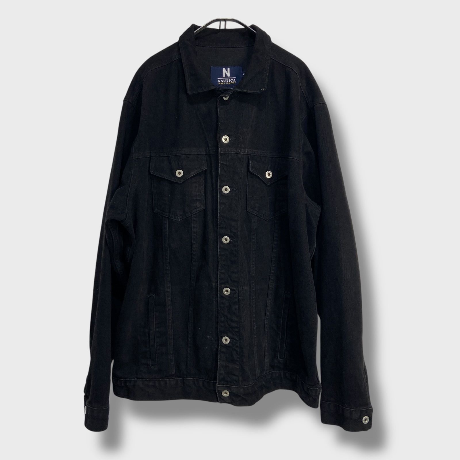 ☆NAUTICA☆ノーティカジーンズ☆ブラックデニムジャケット☆Gジャン 