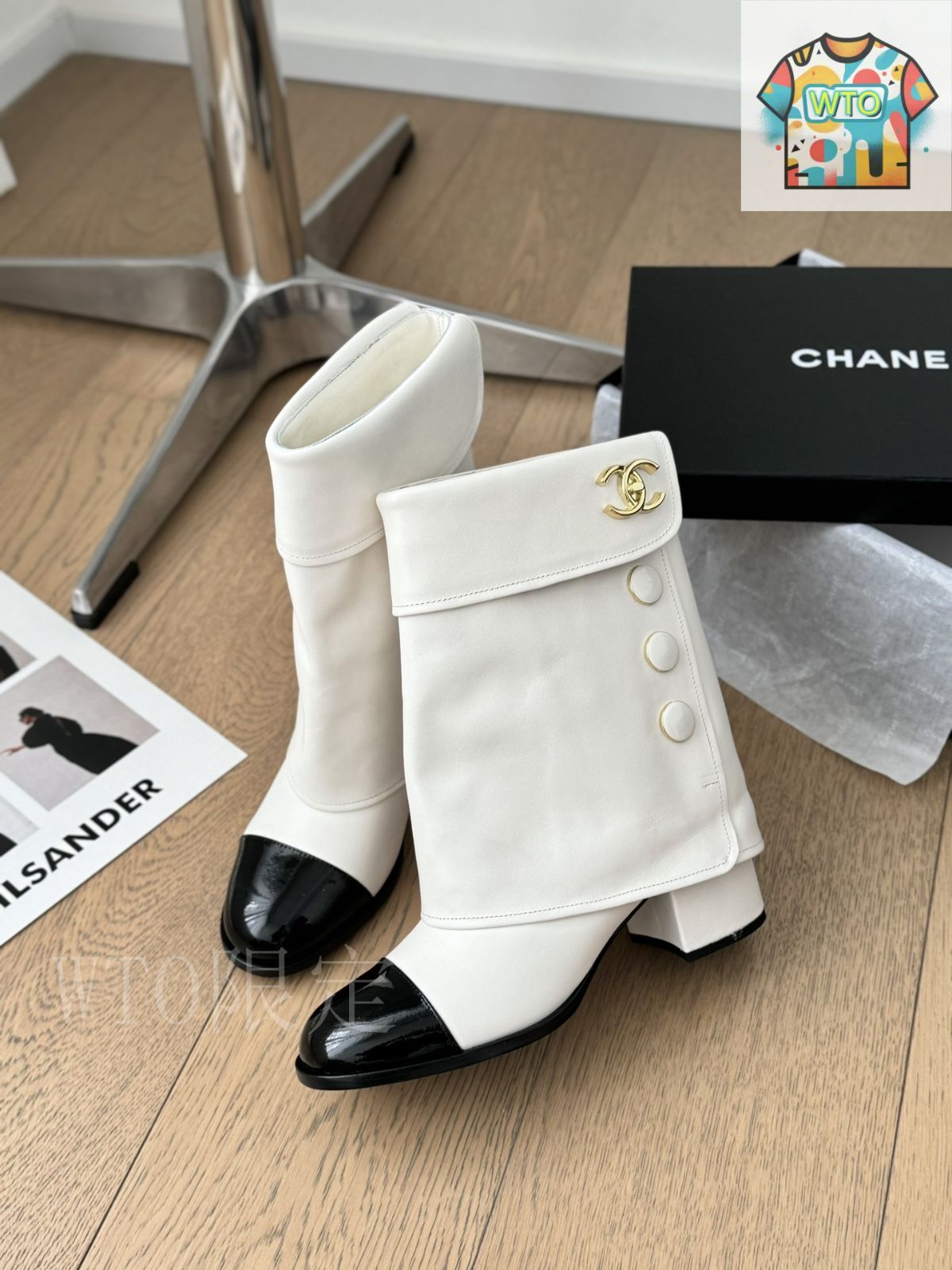 美品*正規品*CHANEL シャネル レザーロングブーツ マトラッセ 匿名配送 M10984 シャネル レザー ココマーク パール シワ加工 レース