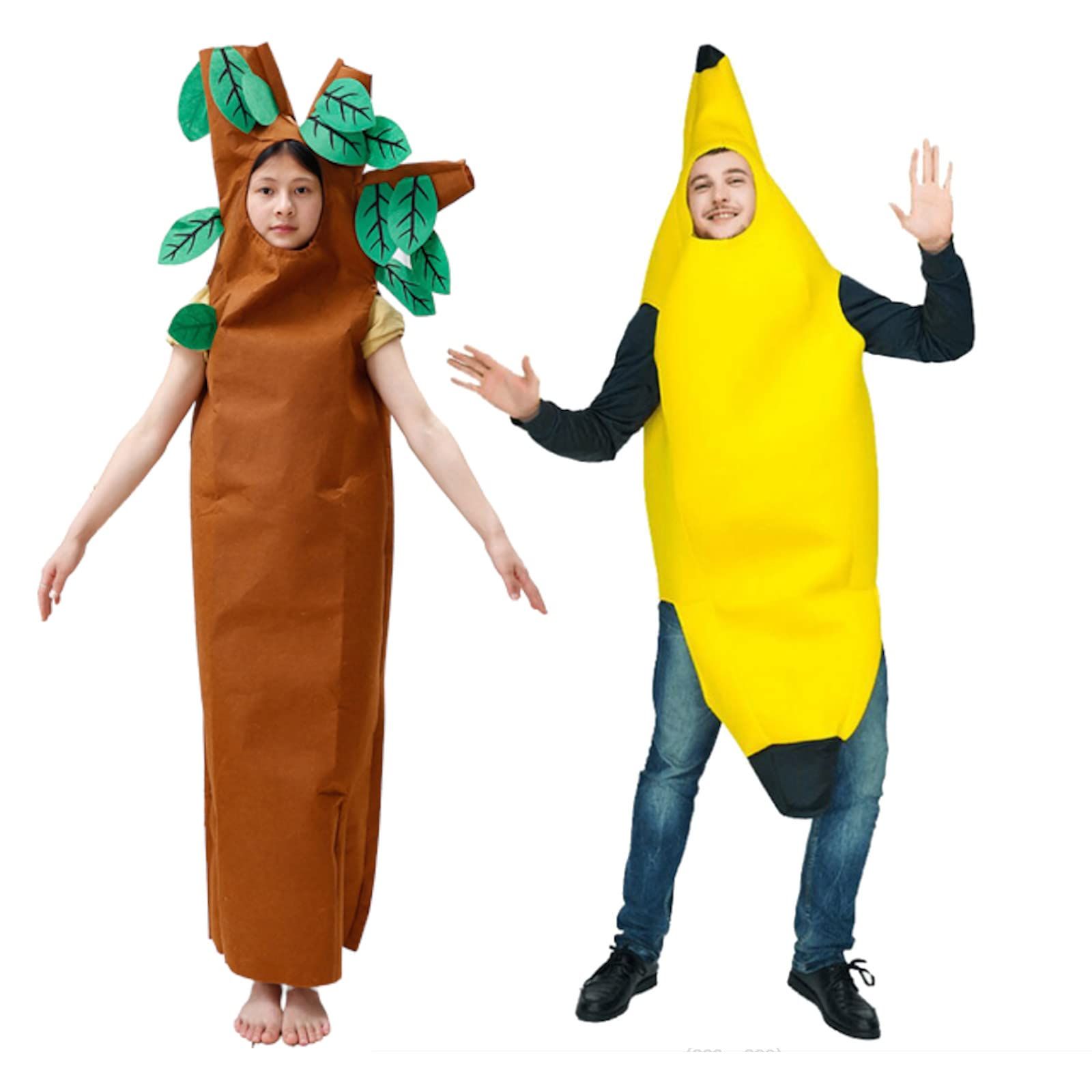バナナ 着ぐるみ コスプレ 大人用 おもしろコスチューム M-Lサイズ( 黄 