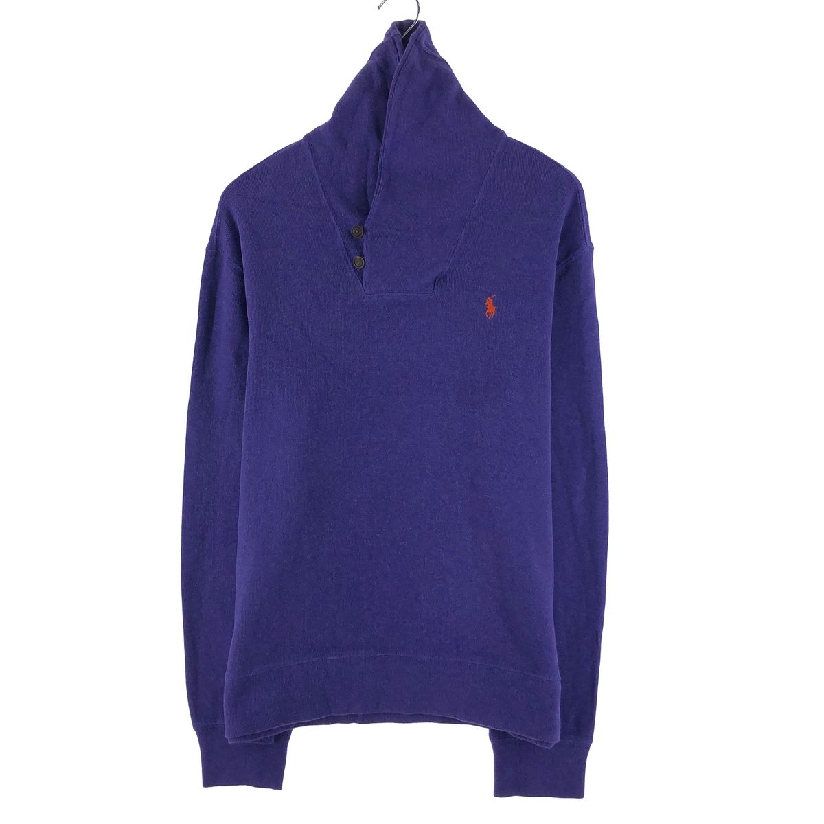 古着 ラルフローレン Ralph Lauren POLO RALPH LAUREN ショールカラー コットンニットセーター メンズXL /eaa375948 【中古】/eaa375948