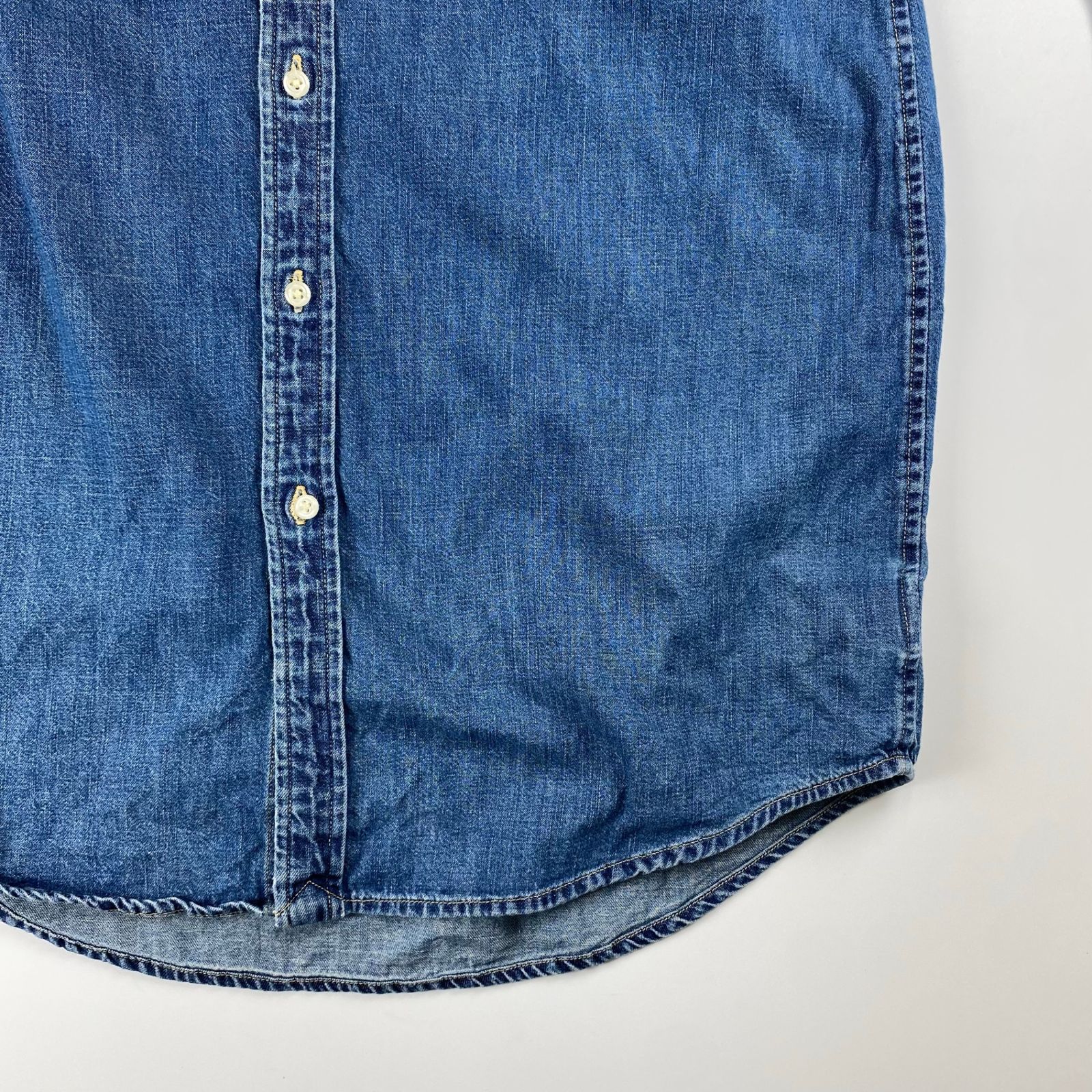 美品】 RALPH LAUREN ラルフローレン / デニムシャツワンピース