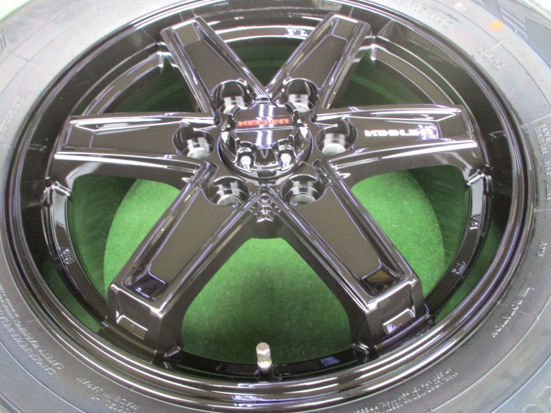 ランクル２５０など スタッドレスセット キーラータクティクス 7.5J-18 6H139.7 55 ヨコハマ アイスガード G075 265 65R18 4本 セットです♪