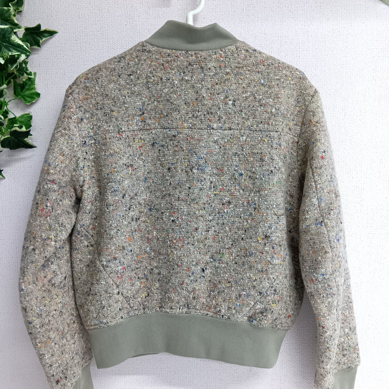 Acne Studios アクネストゥディオズ マルチ ツイード ジャケット 32 レーヨン ナイロン シルク ポリウレタン H1-38 テ