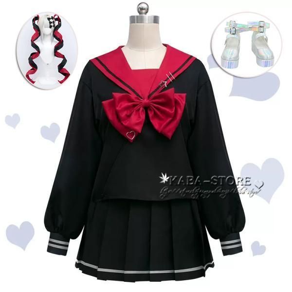 ニーディガールオーバードーズ|NEEDY GIRL OVERDOSE 風 超天醤 コスプレ 衣装 ウィッグ 靴 コスチューム cosplay 演出服 アニメ ゲーム ハ