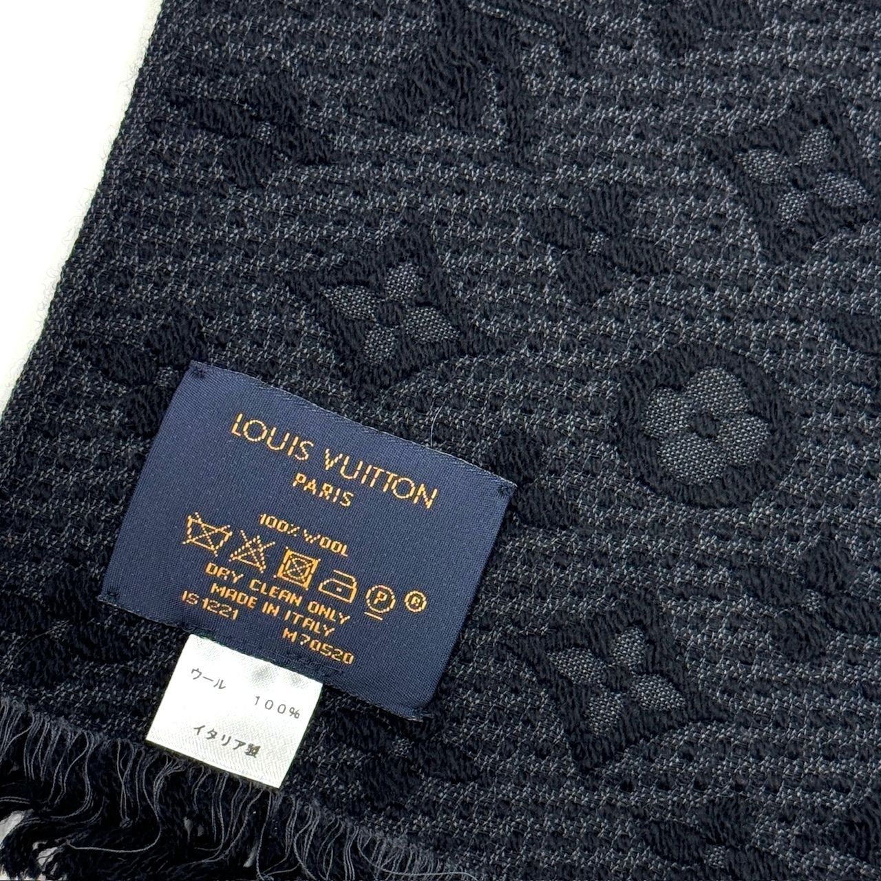 LOUIS VUITTON ルイ ヴィトン マフラー モノグラム クラシック M70520