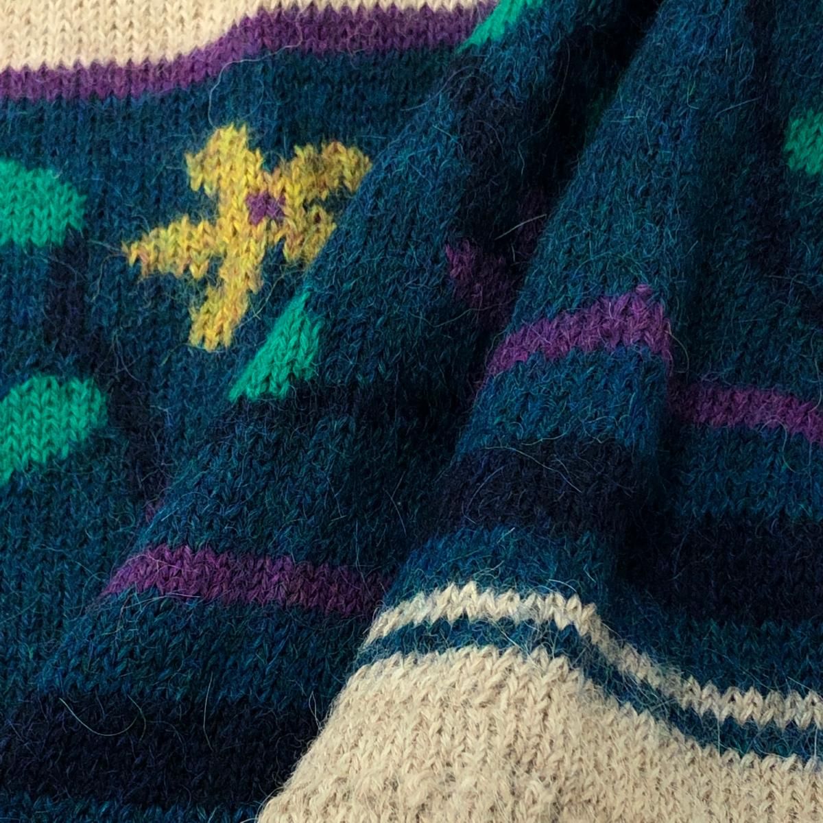 アンデスの贈り物 T'IKA ティカ Vネックニットワンピース サイズ:表記