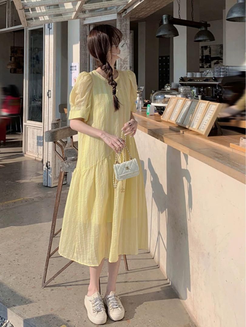 春夏のお出かけにぴったりロング丈ゆったりワンピース【デート 春夏のお出かけにぴったりロング丈ゆったりワンピース【デート