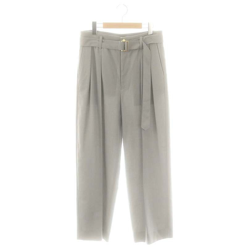 クルニ CULLNI 22SS ベルト付きワイドパンツ スラックス 1