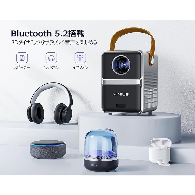 WIMIUS P62 プロジェクター（おまけFire TV Stick付） WiMiUS