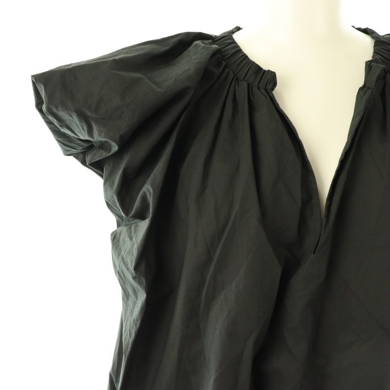 CELERI 2024SS COTTON PUFF ブラウス　黒　美品 CELERI 2024SS COTTON PUFF ブラウス 黒 美品 - メルカリ
