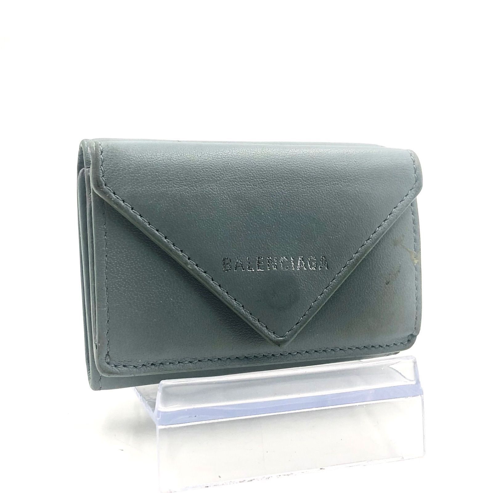 BALENCIAGA バレンシアガ ペーパーミニウォレット 三つ折りミニ BALENCIAGA バレンシアガ ペーパーミニウォレット 三つ折りミニ