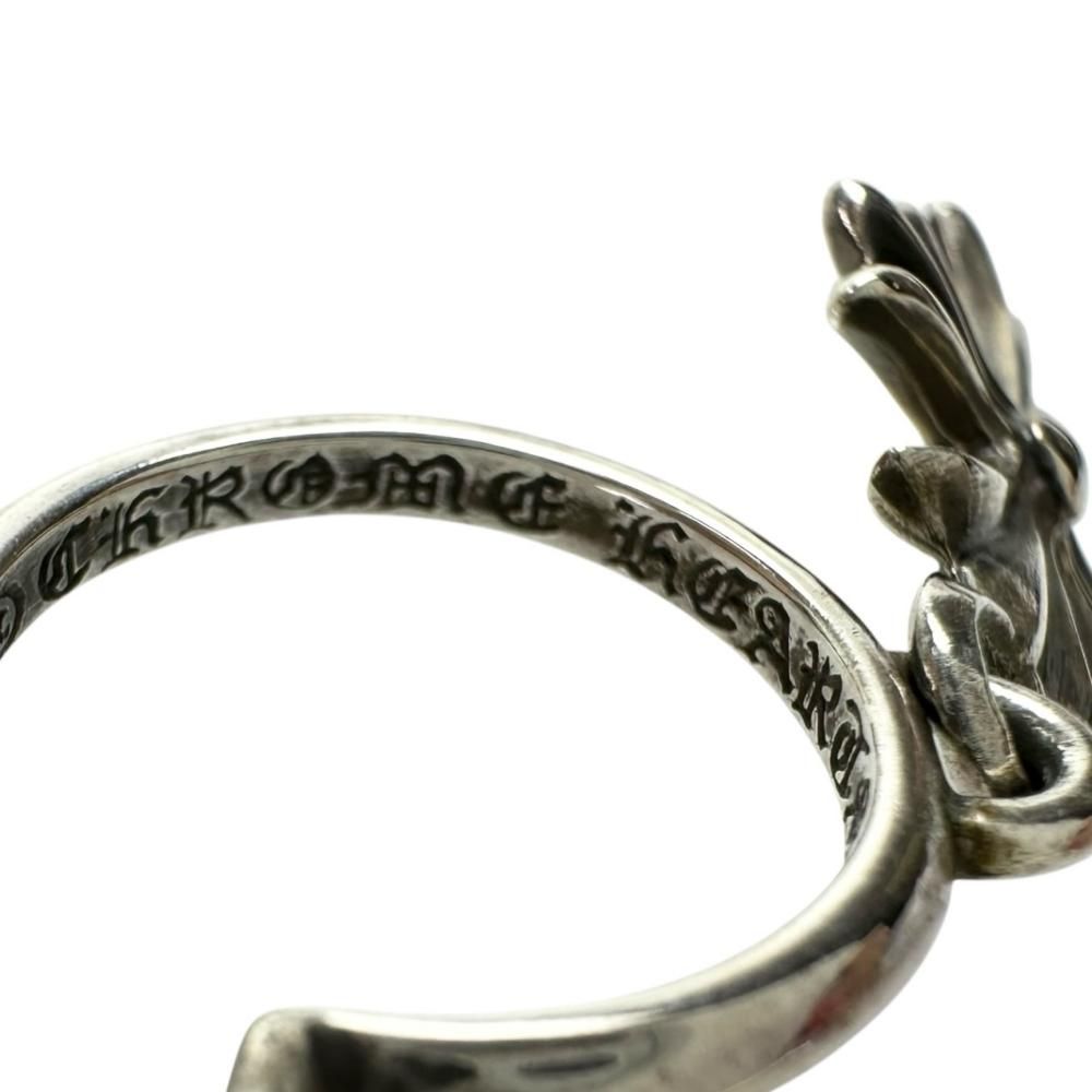 CHROME HEARTS/クロムハーツ】タイニーCHクロスフープ ピアス シルバー