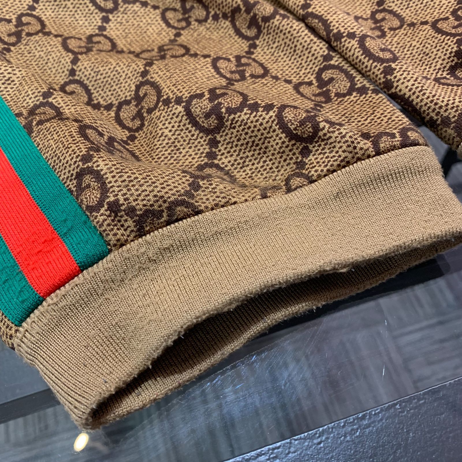 GUCCI グッチ18AW 523489 X9V35 GGテクニカルジャージジョギング