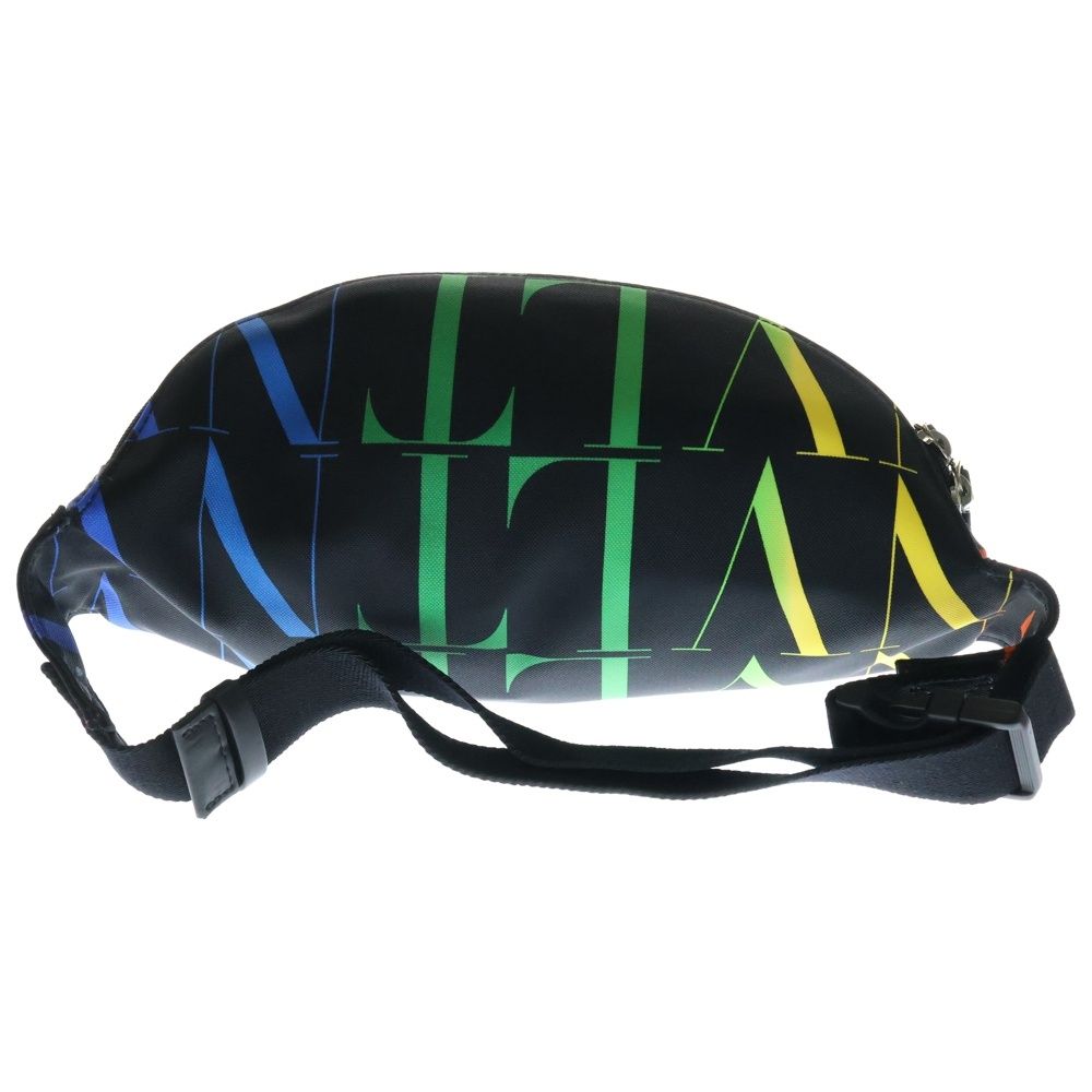 VALENTINO ヴァレンティノ VLTNロゴプリント タイムズベルトバッグ|ボディバッグ ブラック VY2B0982MVX