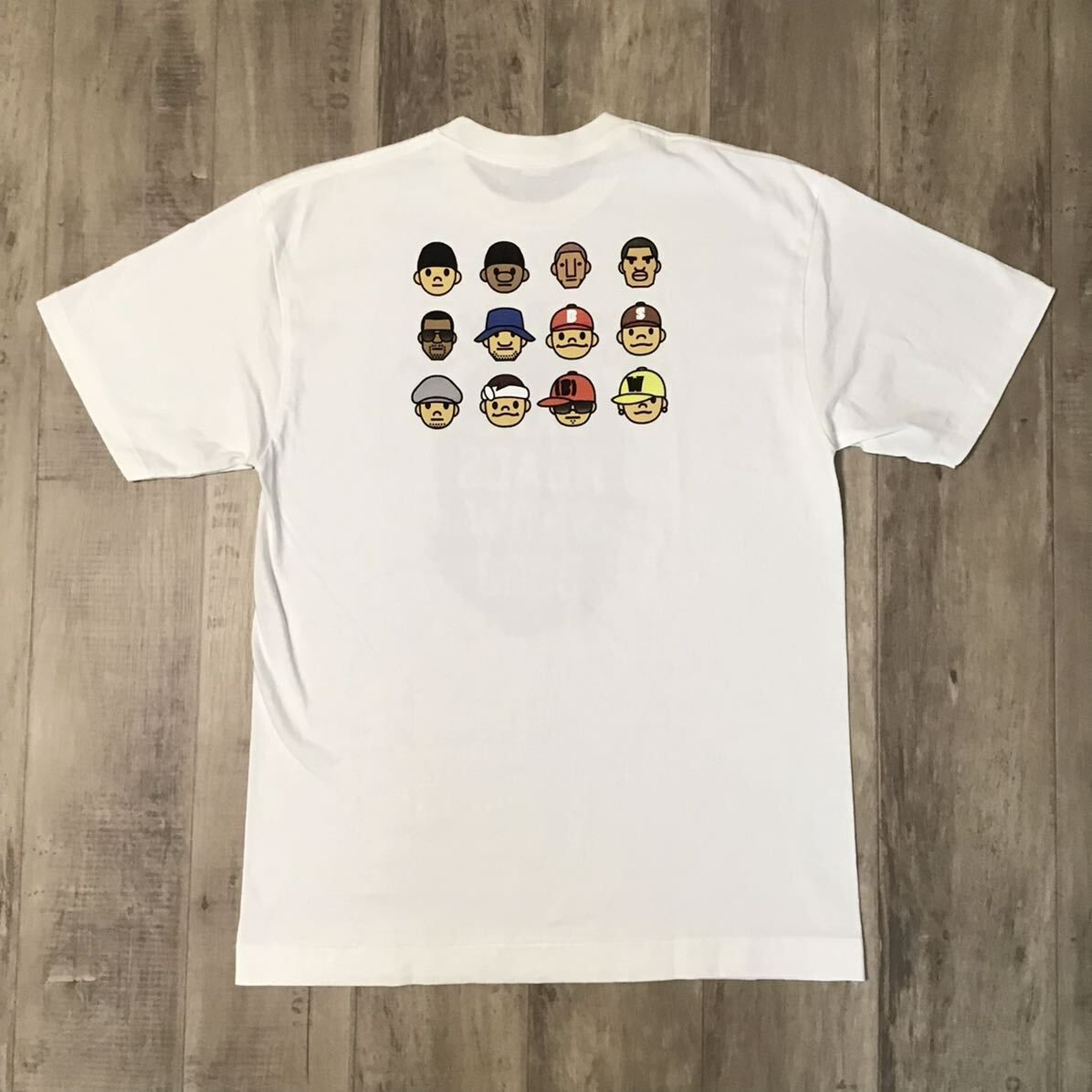 ☆美品☆ BAPE HEADS SHOW 2008 Tシャツ Lサイズ a bathing ape Kanye 