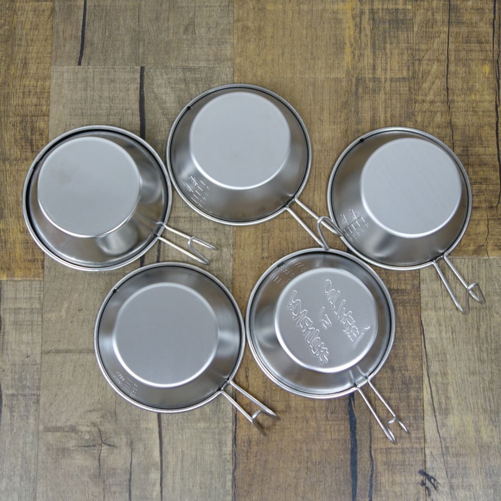 美品 ヒルズフィールド HILLSFIELD シェラカップ 5個セット 330ml コップ 食器 キャンプ 登山 アウトドア 美品 ヒルズフィールド HILLSFIELD シェラカップ 5個セット